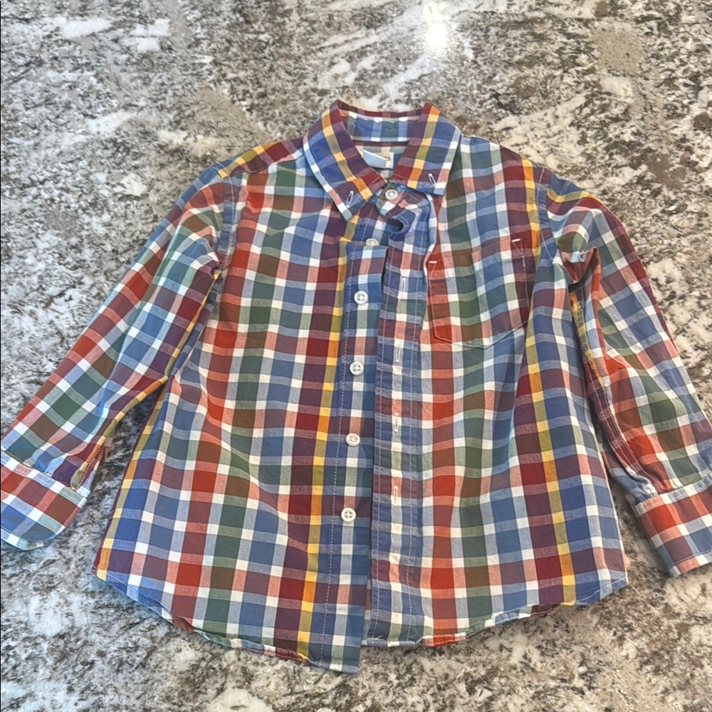 Crew Cuts- JCrew Plaid Multicolor Kids Shirt